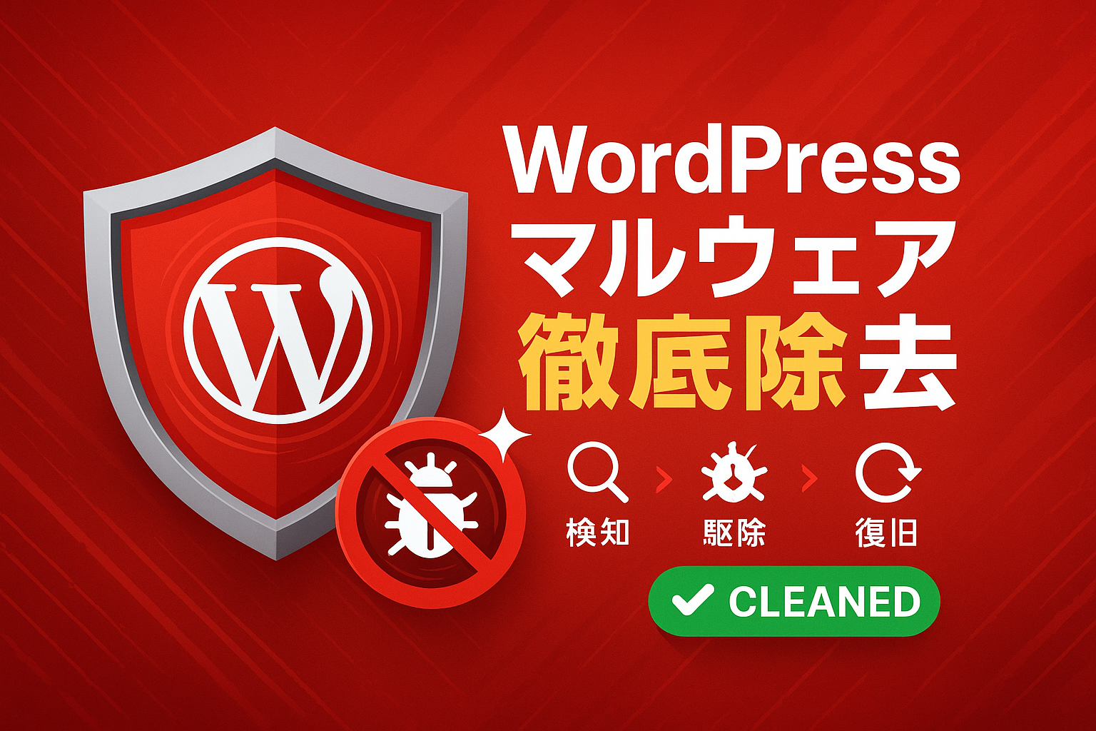 Wordpressマルウェア徹底除去